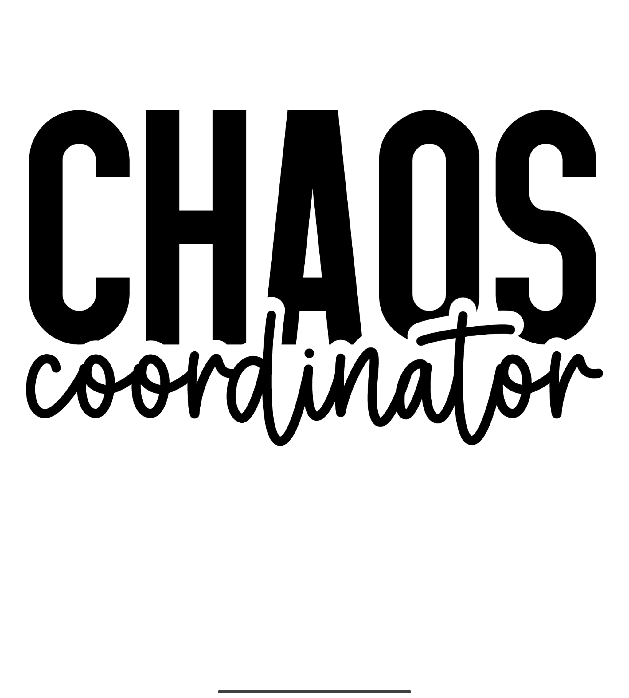 Chaos Coordinator Decal