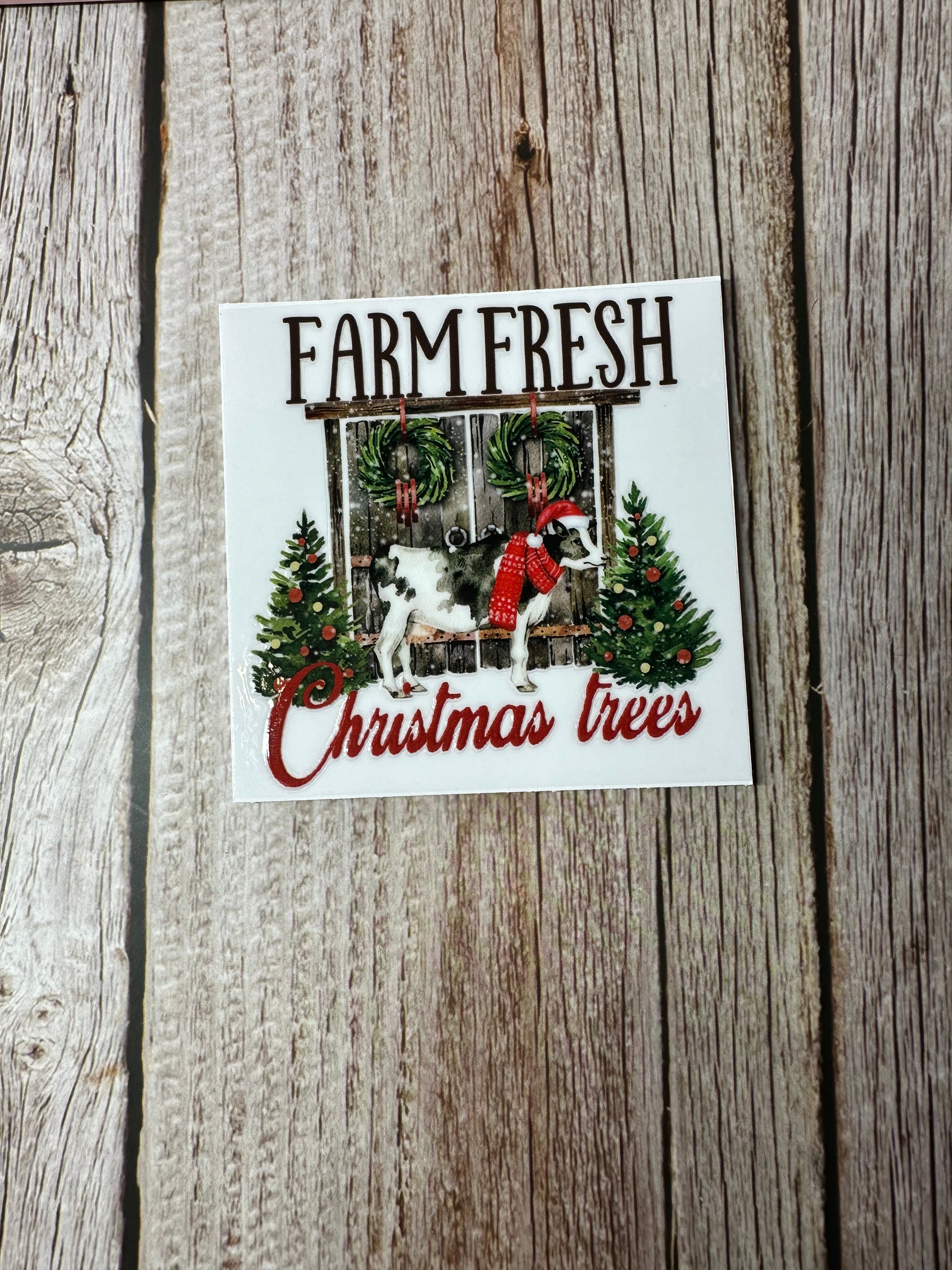 Farm fresh Christmas tree