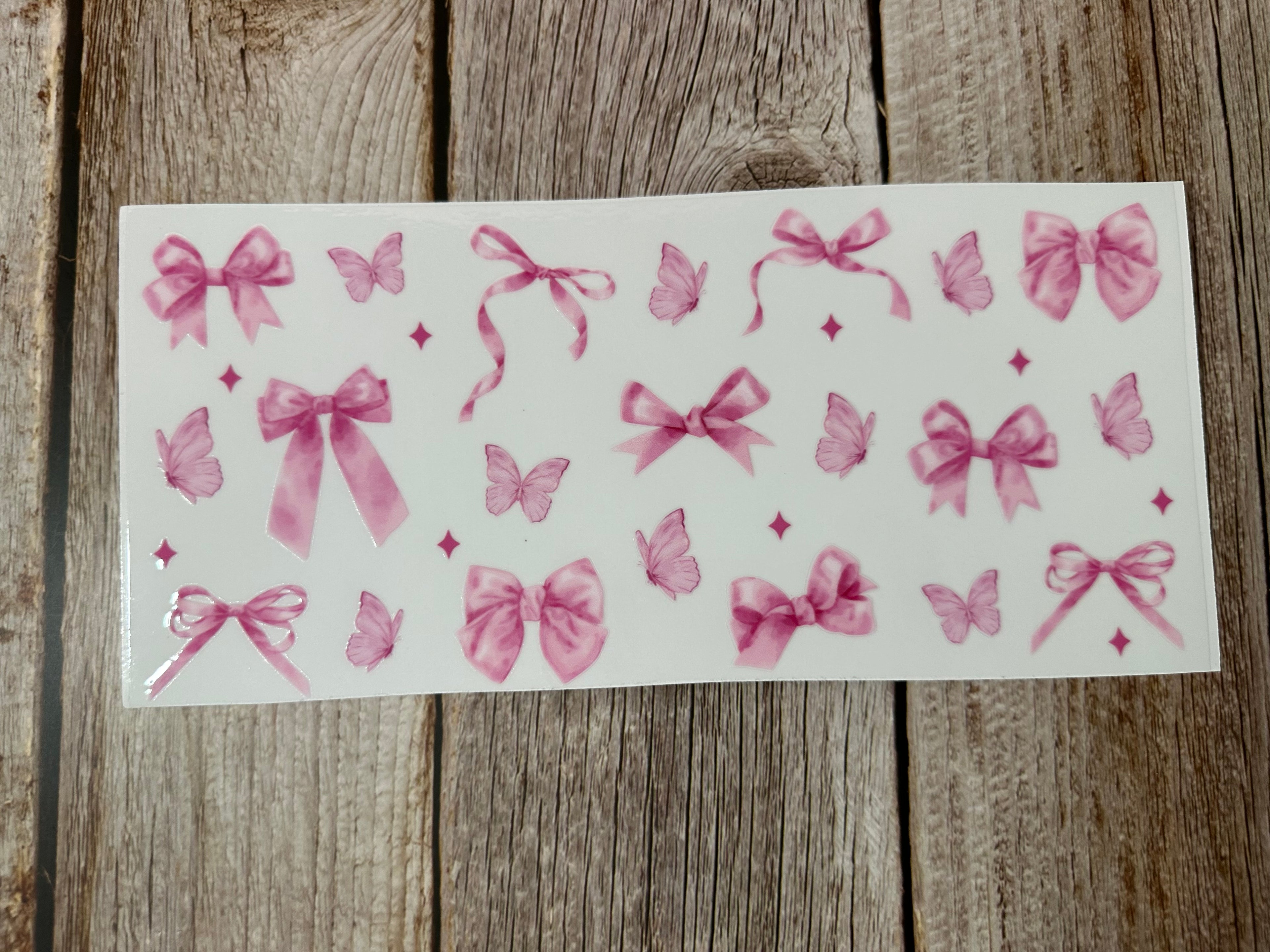 Bows & Butterflies Pink