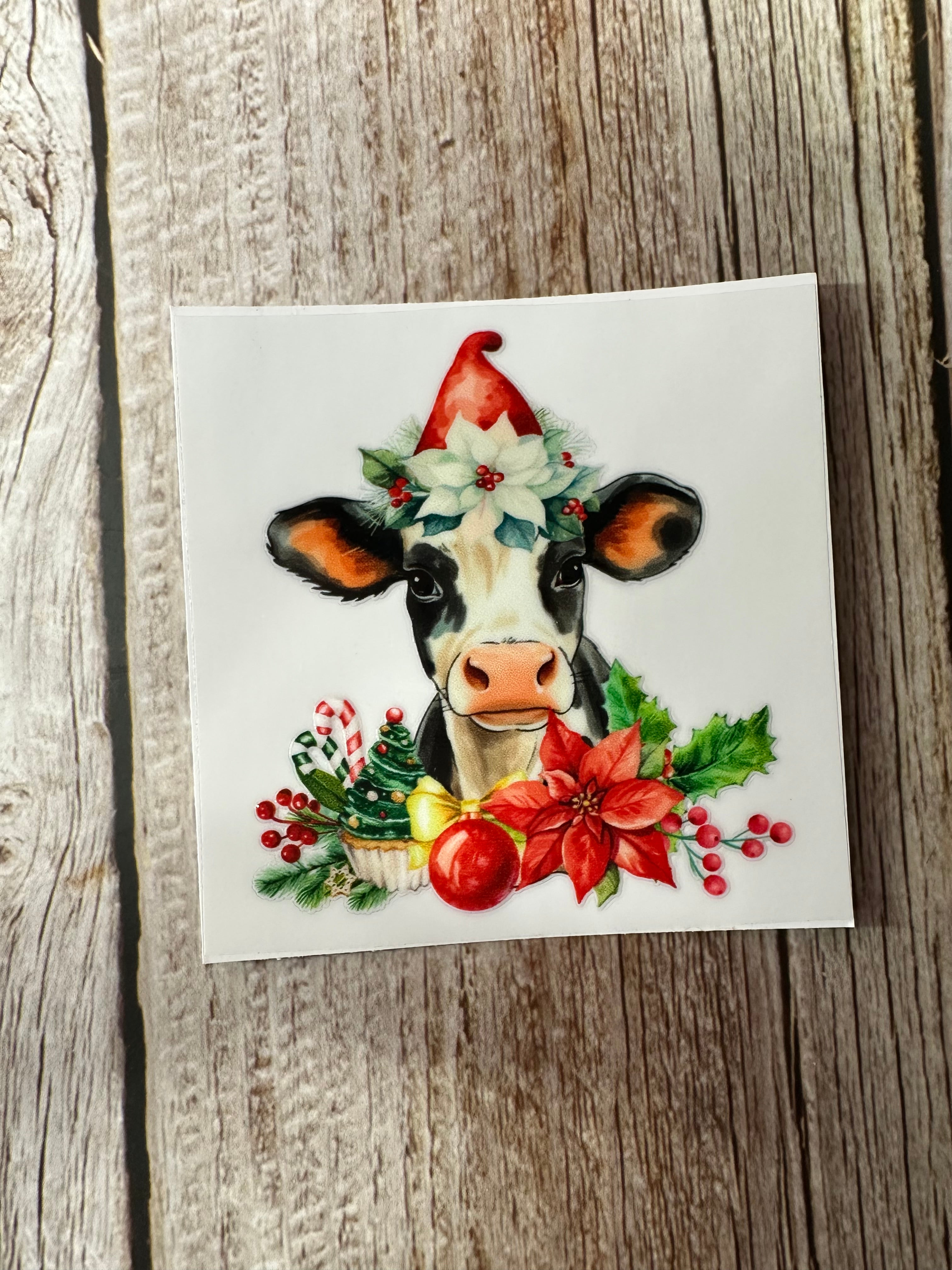 Christmas cow hat