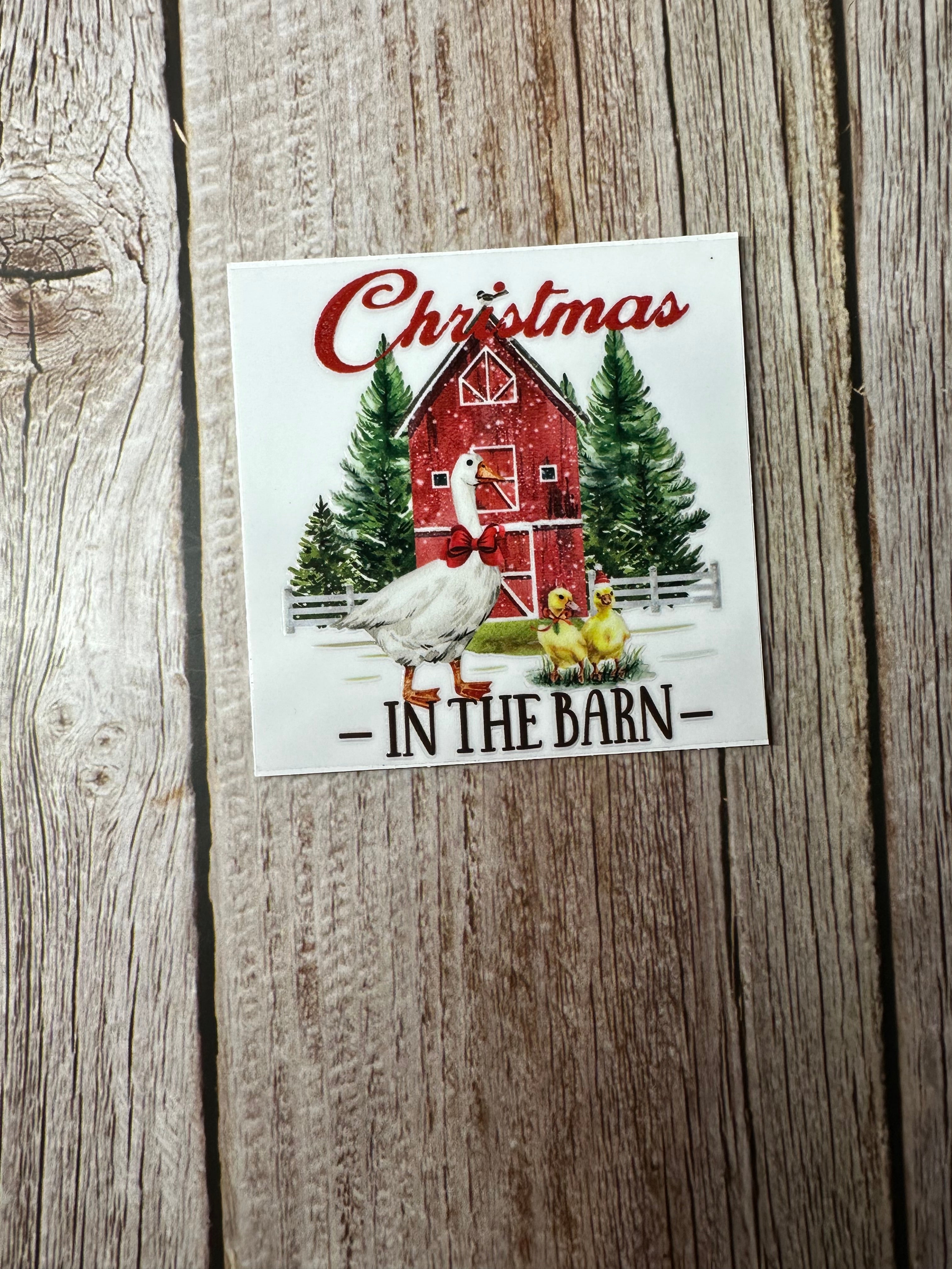 Christmas in the barn