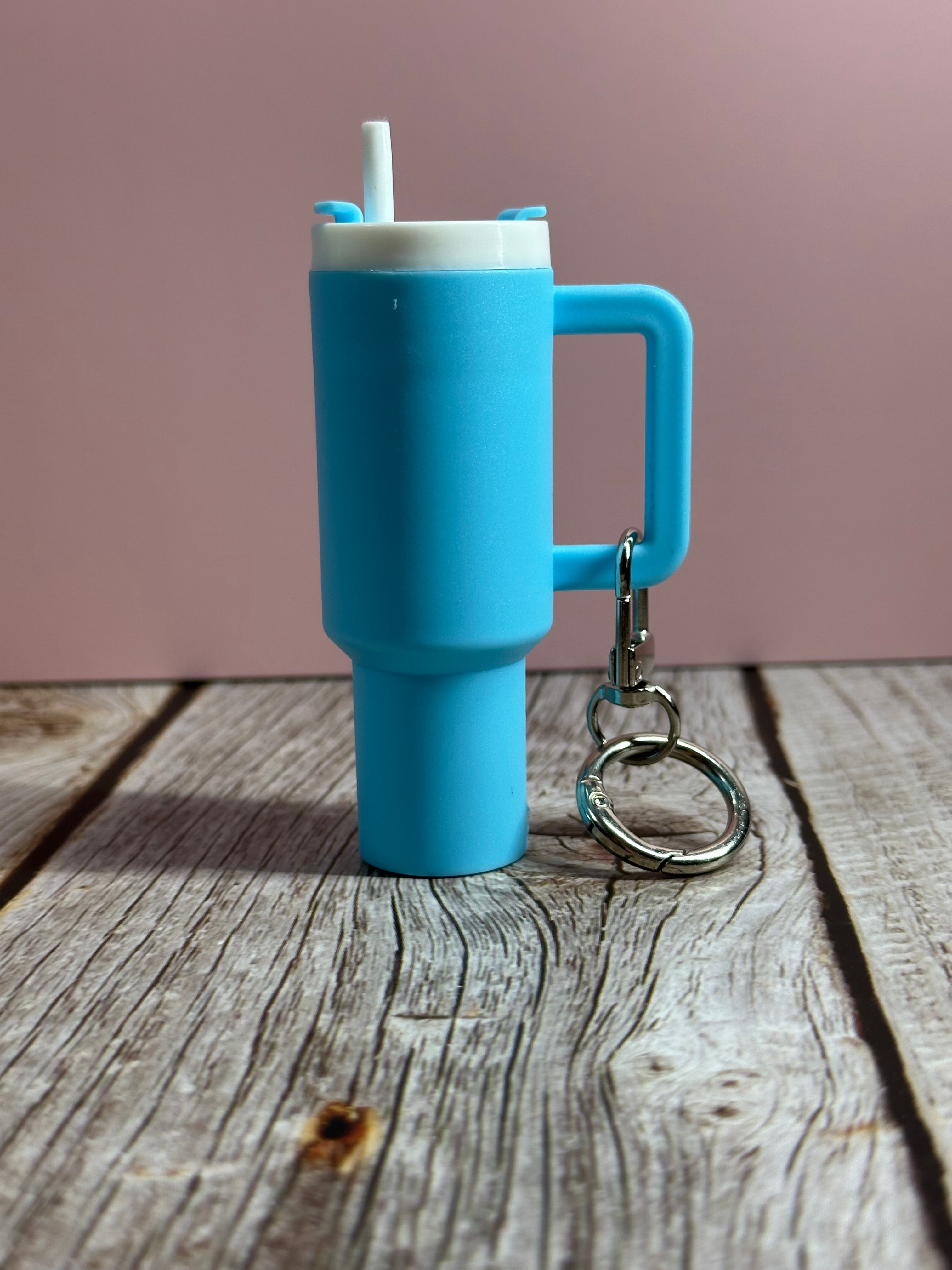 Blue Cup Keychain