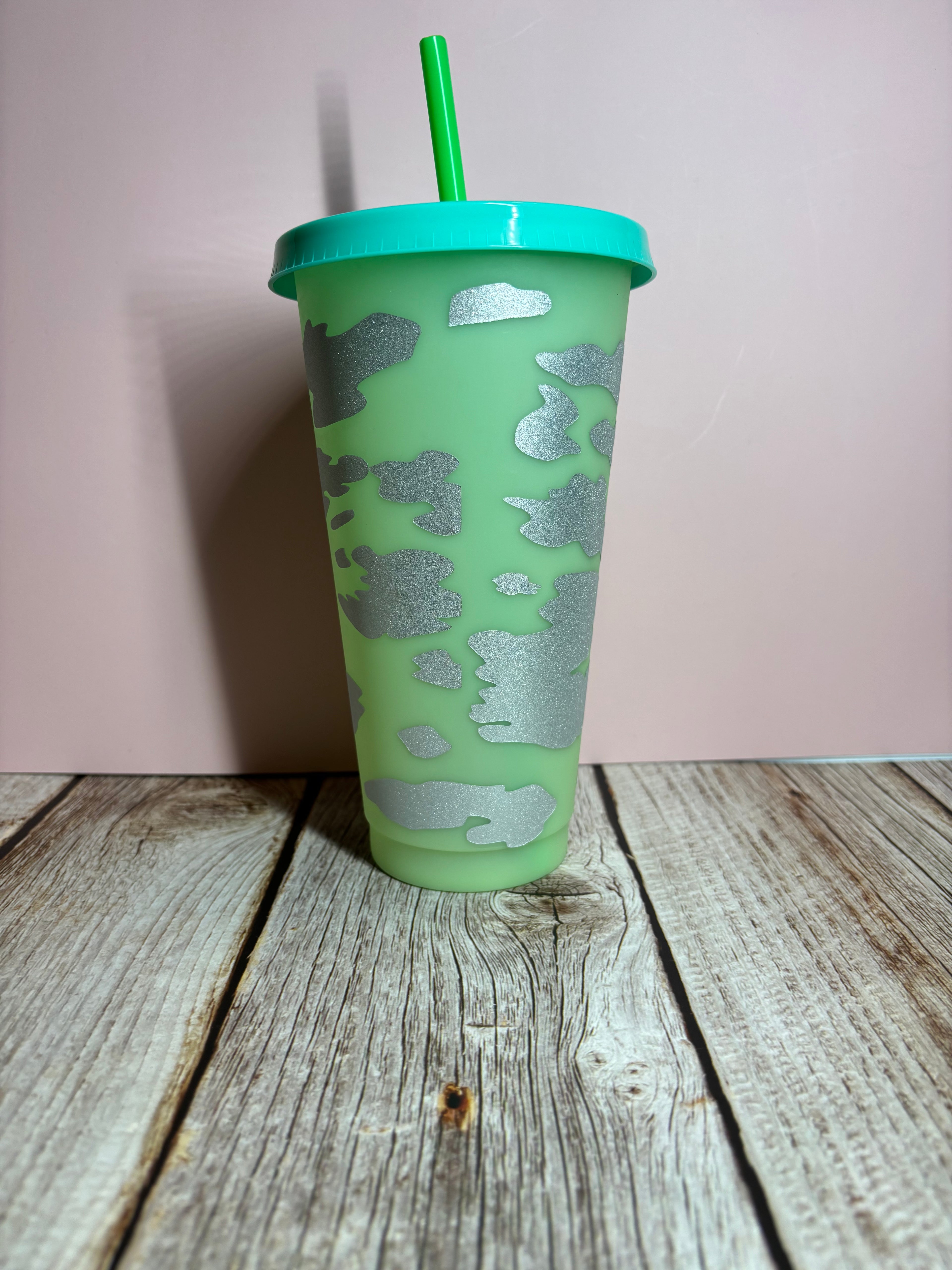 Camo Color Changing cup Green