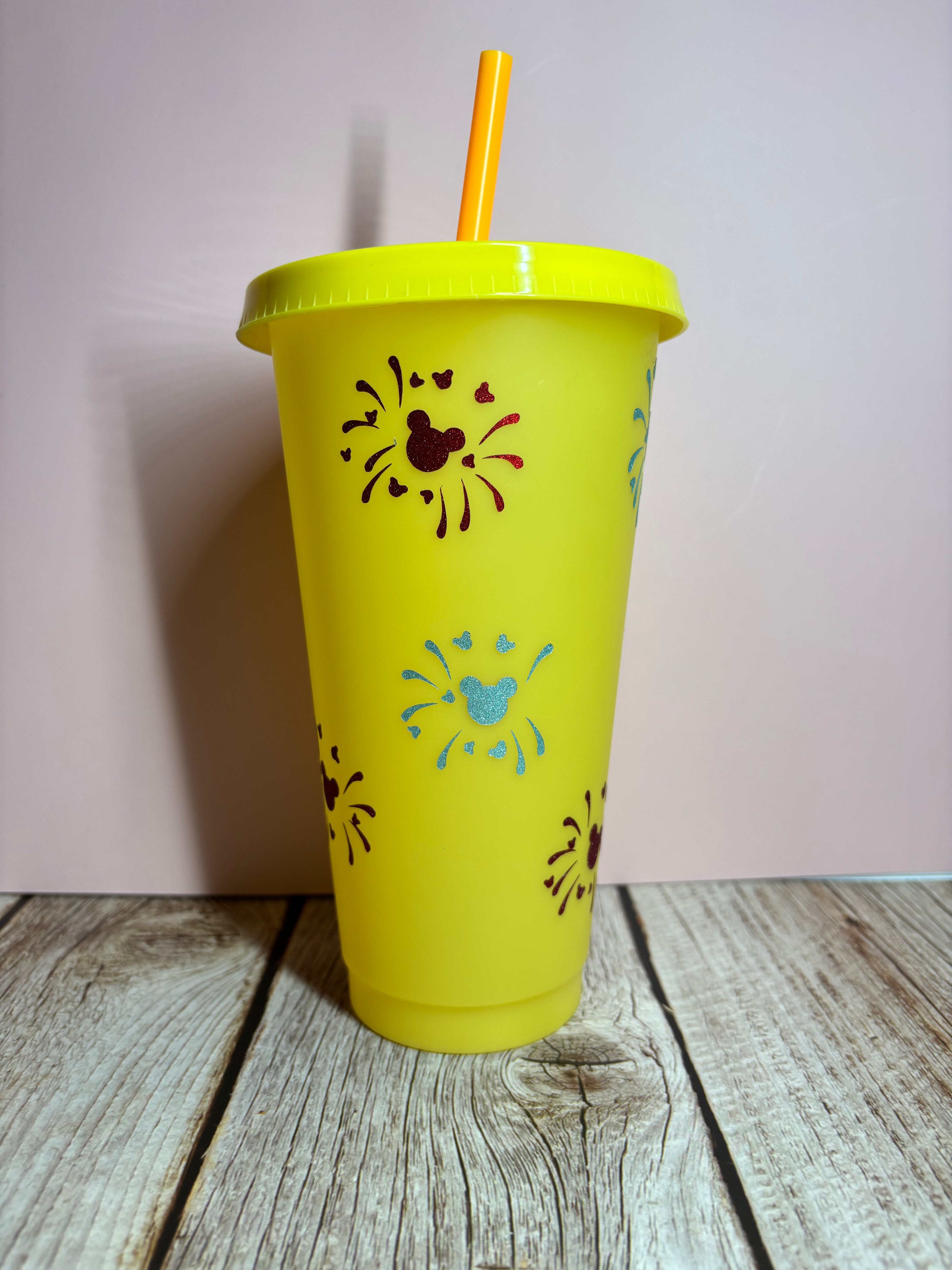 Disney Fireworks Color Changing cup