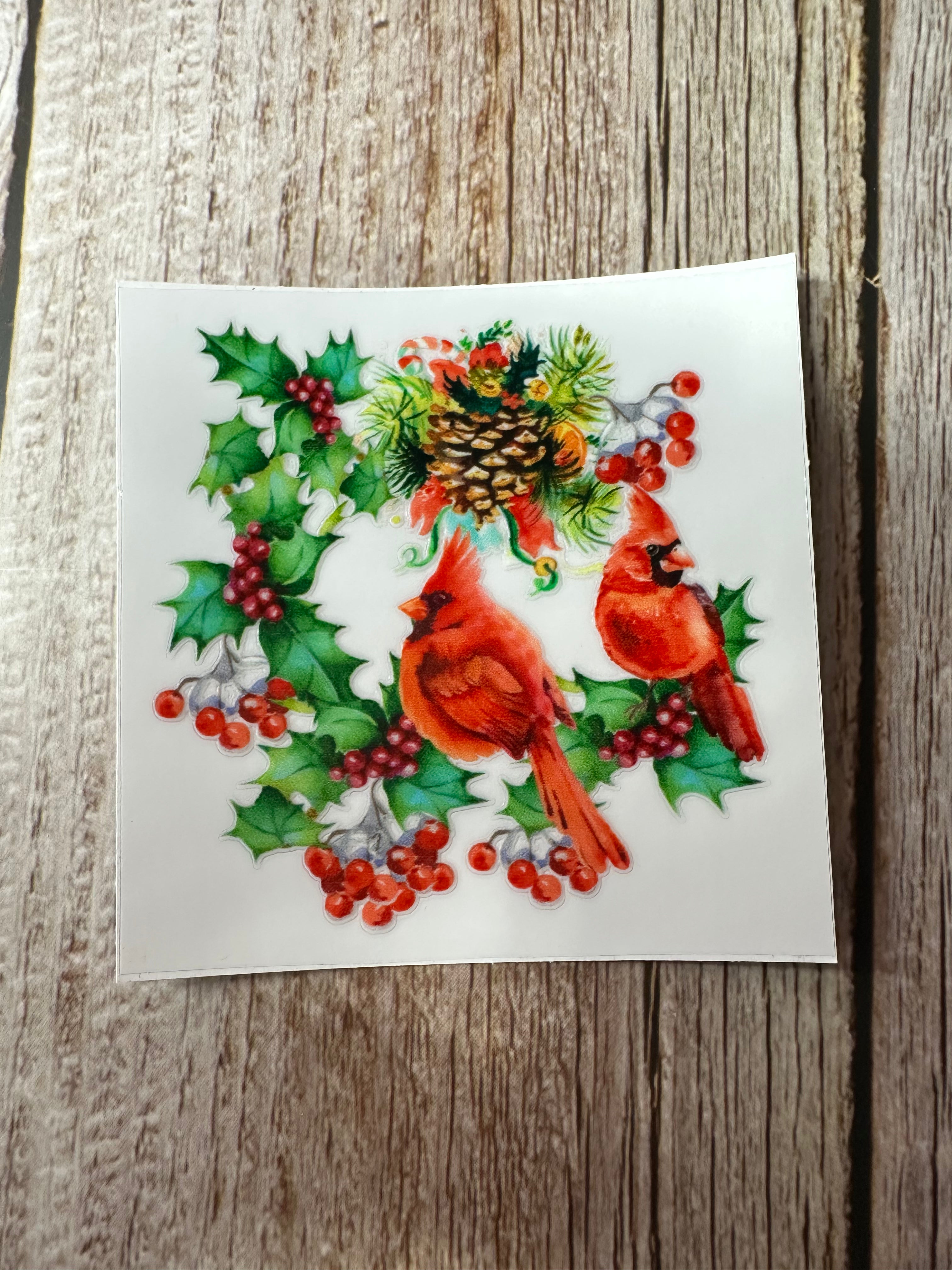 Cardinal wreath